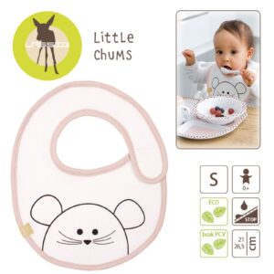 MYSZKA śliniaczek bawełniany wodoodporny Little Chums