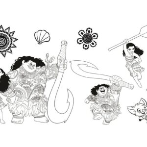 VAIANA stempelki z tuszem zmywalnym