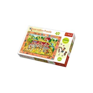 ODWIEDZAMY STADNINĘ KONI tekturowe puzzle obserwacyjne 70 el.