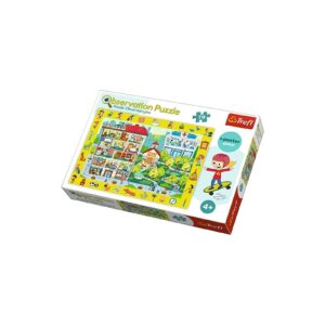 ODWIEDZAMY MIASTECZKO tekturowe puzzle obserwacyjne 70 el.