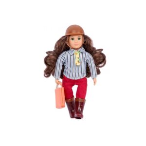 TEAGAN lalka dżokejka szatynka 15 cm