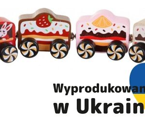 Cubika, Drewniany ciasteczkowy pociąg z magnesami