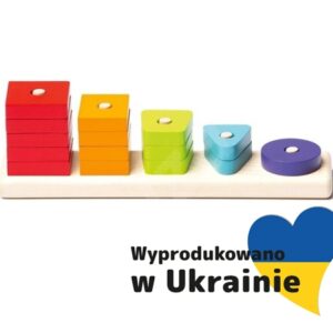 Cubika, Drewniany sorter figury geometryczne prostokąt 1