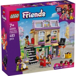 LEGO 42653 Friends Sklep muzyczny i mieszkanie