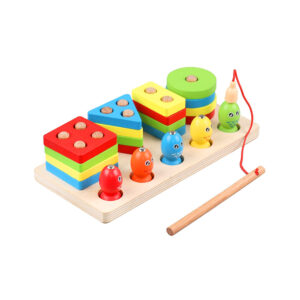 Smoneo 2 in 1 Wooden Blocks Puzzle Sorting