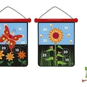 Rzutki magnetyczne kwiatek i motylek