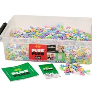Plus-Plus, Mini Pastel - 3600 szt - Edukacja