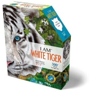 MADD CAPP, Puzzle konturowe I AM - Biały Tygrys 300 elem.