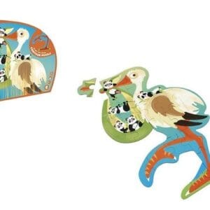 Scratch, Puzzle konturowe Bocian 24 elem.