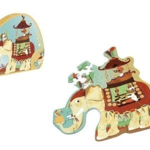 Scratch, Puzzle konturowe Słoń 37 elem.