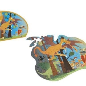 Scratch, Puzzle konturowe Smok 60 elem.