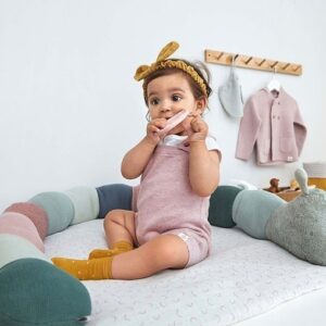 Lassig - Silikonowy gryzak - 0 m+ - Garden Explorer - Grzybek