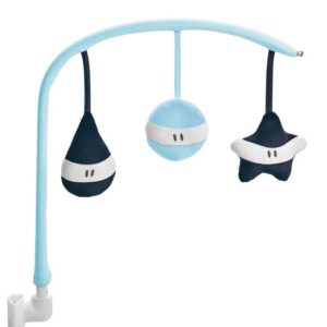 BEABA - Łuk z zabawkami - "Bouncer Up&Down" - niebieski