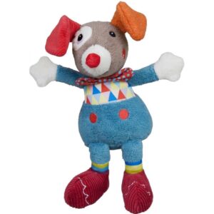 Ebulobo - Przytulanka z grzechotką dla niemowląt - Pies Gustaw