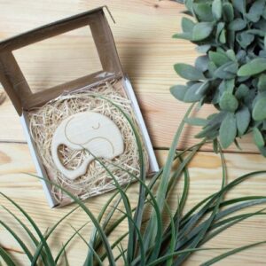 Gryzak drewniany klonowy dla niemowląt Mulinek