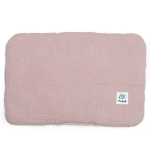 Poduszka muślinowa z wypełnieniem GOTS 20x30 pudrowy róż