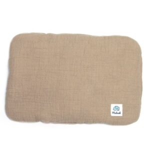 Poduszka muślinowa dla niemowląt | 20x30 cm | beżowa