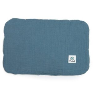 Poduszka niemowlęca muślinowa GOTS 20x30 jeans