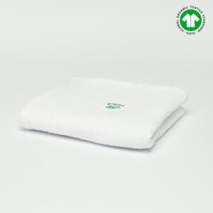 Pieluszka muślinowa pielucha z muślinu organicznego GOTS | 50x50 cm | 1 szt | biała