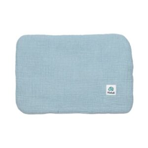 Poduszka muślinowa dziecięca | GOTS | 20x30 cm | baby blue