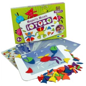 MOZAIKA MAGNETYCZNA zestaw z magnesami 60 szt.