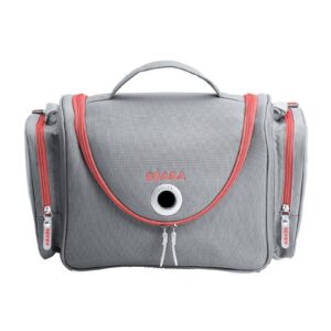 VANITY kuferek na kosmetyki grey/coral