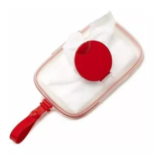 SWIPES etui na mokre chusteczki red