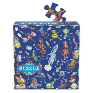 ROBOTY puzzle tekturowe 64 el.