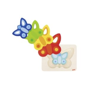 MOTYLEK drewniana układanka warstwowa