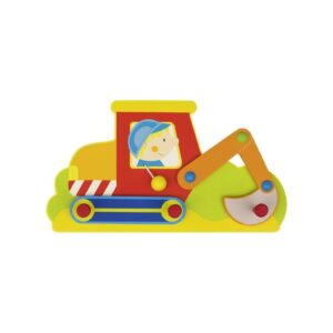 KOPARKA drewniany wieszaczek