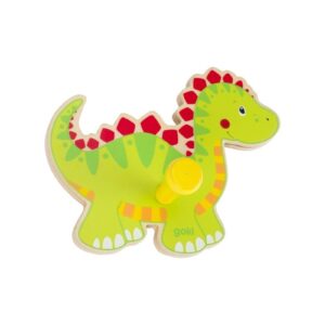 DINOZAUR drewniany wieszaczek