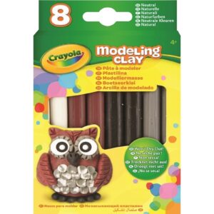 NATURALNA PLASTELINA zestaw 8 szt.