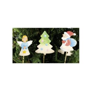 DEKORACJA ŚWIĄTECZNA na patyczku 6 szt.