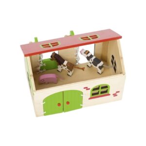 MINI FARMA drewniane figurki 13 el.