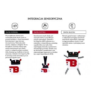 BABY MRB kontrastowa grzechotka sensoryczna