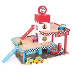 STACJA BENZYNOWA garaż z akcesoriami