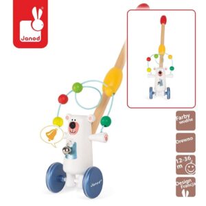 MIŚ POLARNY z pętlą edukacyjną pchanka