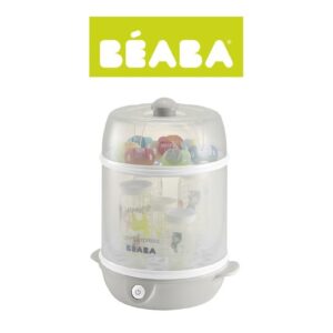 STERYLIZATOR PAROWY do butelek i smoczków 2w1 grey