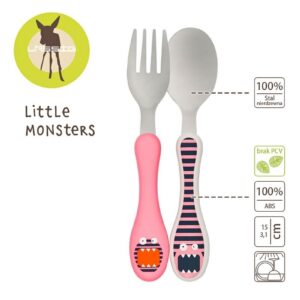 KORAL sztućce Little Monster