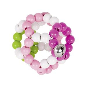 ELASTYCZNA KULA pastelowa drewniana grzechotka