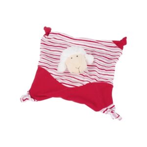 CZERWONA OWIECZKA przytulanka dla niemowlaka