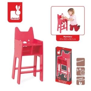 BABYCAT drewniane krzesełko dla lalek