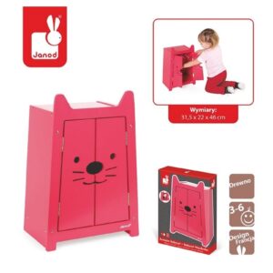 BABYCAT drewniana szafa dla lalek
