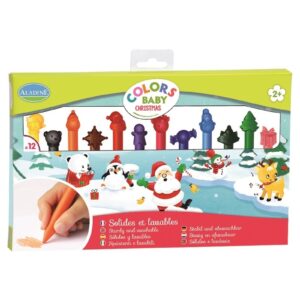 BOŻE NARODZENIE kredki świecowe 12 szt.