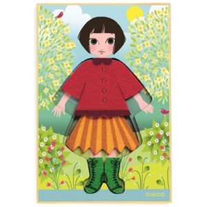 DZIEWCZYNKA układanka ubieranka filcowa CLEOTRICOT