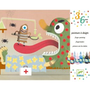 POTWORKI zestaw kreatywny do malowania palcami