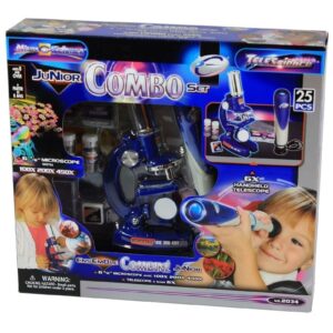 MIKROSKOP + LUNETA zestaw naukowy