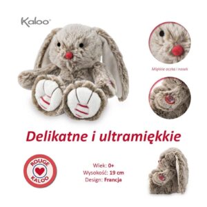 KRÓLICZEK beżowa przytulanka 19 cm