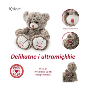 MIŚ beżowa przytulanka 19 cm