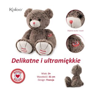 MIŚ brązowa przytulanka 31 cm